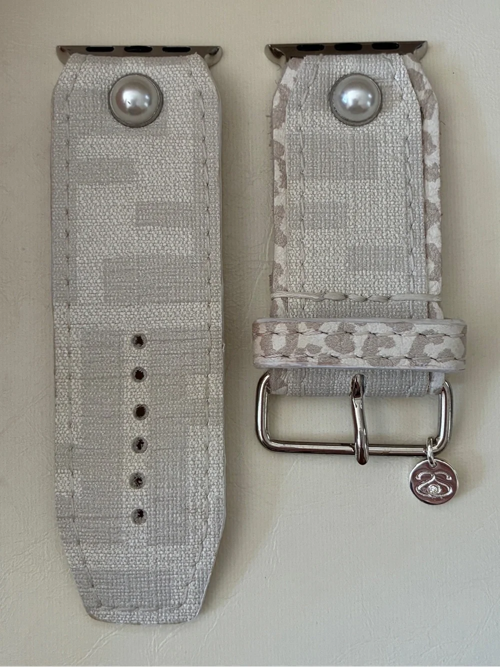 Spark*l Authentic Upcycled Fendi Zucca Apple Watch Band - Size 2, 38-41mm